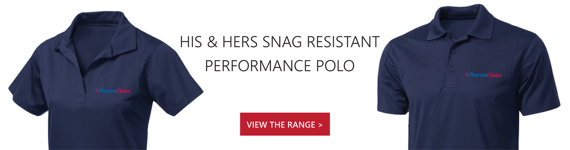 HIS & HERS SNAG RESISTANT PERFORMANCE POLO